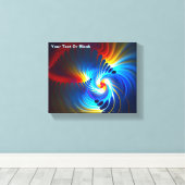 Gravitations Blueshift Leinwanddruck (Insitu (Holzboden))