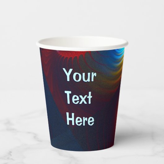 Gravitations Blueshift Pappbecher (Rückseite)