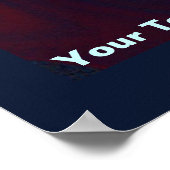 Gravitations Blueshift Poster (Ecke)