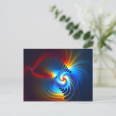 Gravitations Blueshift Postkarte (Stehend Vorderseite)