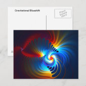 Gravitations Blueshift Postkarte (Vorne/Hinten)