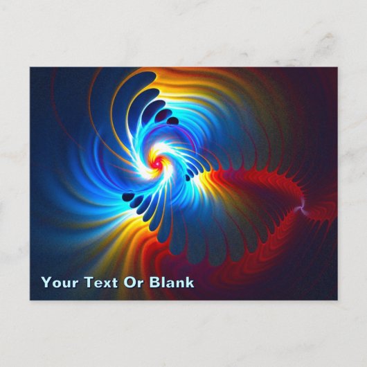 Gravitations Blueshift Postkarte (Vorderseite)