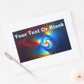 Gravitations Blueshift Rechteckiger Aufkleber (Umschlag)