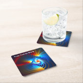 Gravitations Blueshift Rechteckiger Pappuntersetzer (Vor Ort)