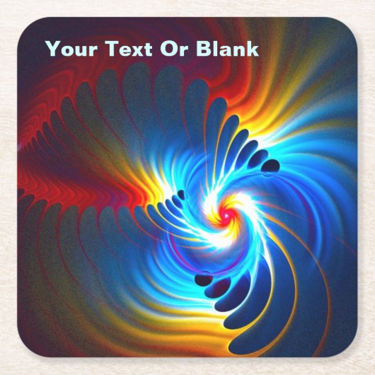 Gravitations Blueshift Rechteckiger Pappuntersetzer (Vorderseite)