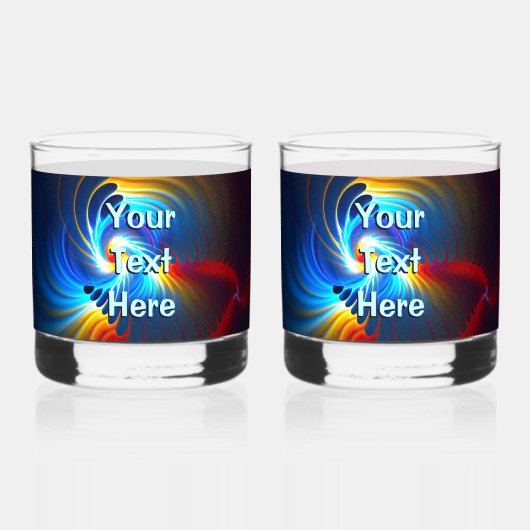 Gravitations Blueshift Whiskyglas (Vorderseite)