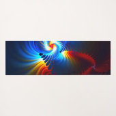 Gravitationsbedingte Blauverschiebung Yogamatte (Rückseite (Horizontal))