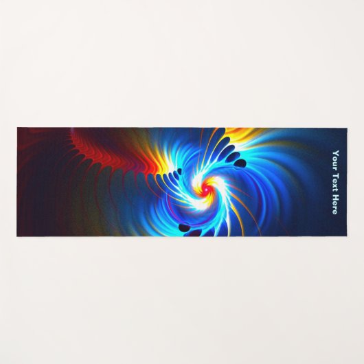 Gravitationsbedingte Blauverschiebung Yogamatte (Vorderseite (Horizontal))