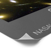 Gravitationslinsending in Abell 2218 Poster (Ecke)