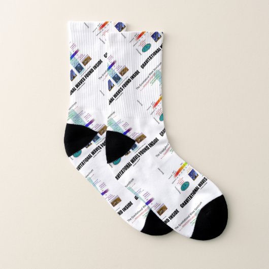Gravitationswellen im Inneren des Spektrums Socken (Paar)