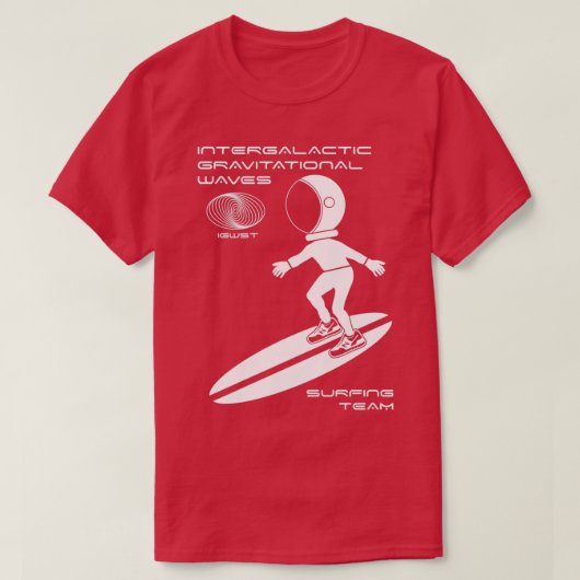 Gravitationswellensurfteam T-Shirt (Design vorne)