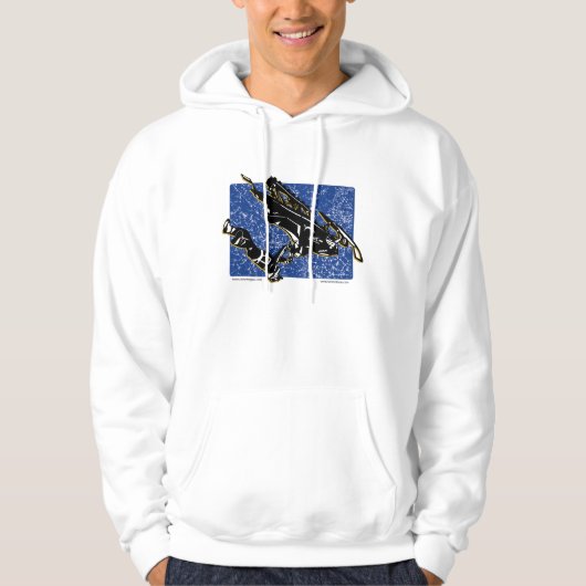 GRAVITÄTSAUFLAGE HOODIE (Vorderseite)