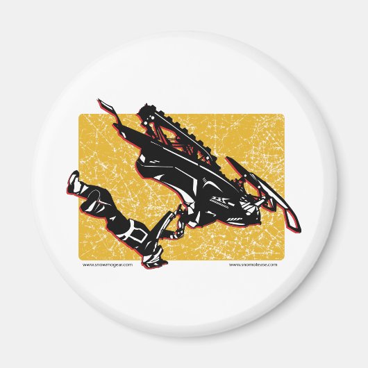 GRAVITÄTSLED-Gelb Magnet (Vorne)