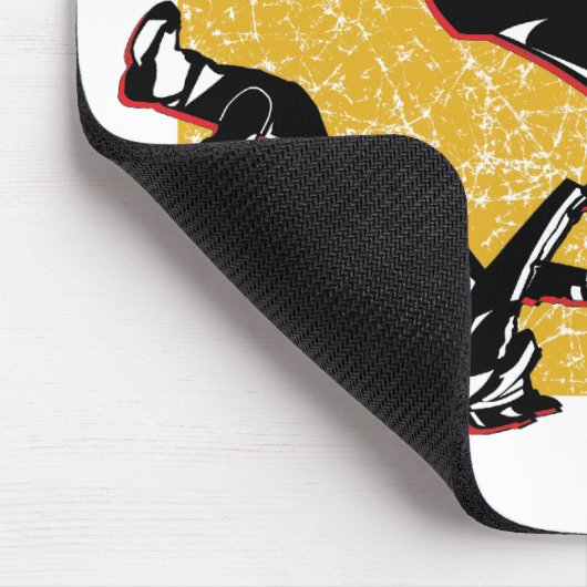 GRAVITÄTSLED-Gelb Mousepad (Ecke)