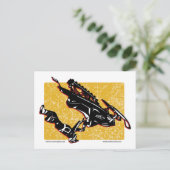 GRAVITÄTSLED-Gelb Postkarte (Stehend Vorderseite)