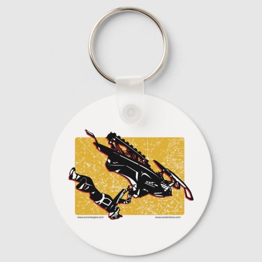 GRAVITÄTSLED-Gelb Schlüsselanhänger (Vorderseite)