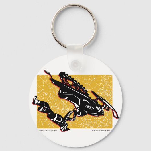 GRAVITÄTSLED-Gelb Schlüsselanhänger (Vorderseite)