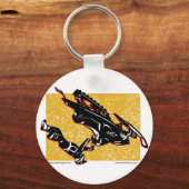 GRAVITÄTSLED-Gelb Schlüsselanhänger (Vorderseite)