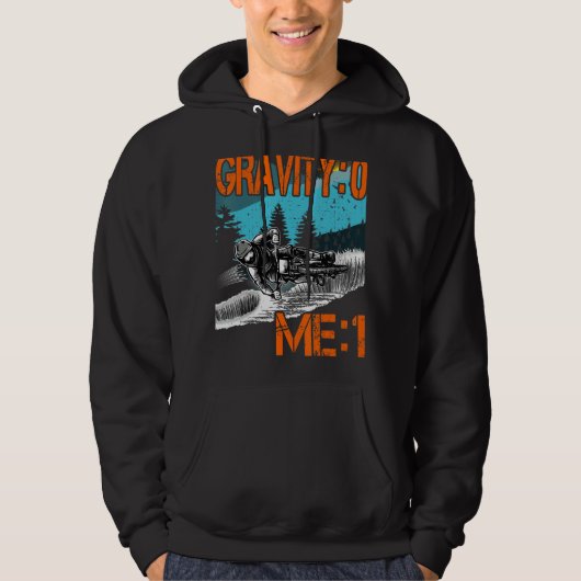 Gravity 0 Me 1 Downhill outfit mountain bike MTB Hoodie (Vorderseite)