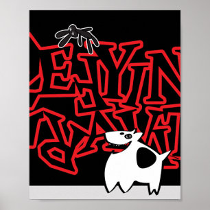 Gravity Bunny & Doggy Poster