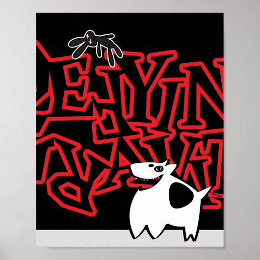 Gravity Bunny & Doggy Poster (Vorne)