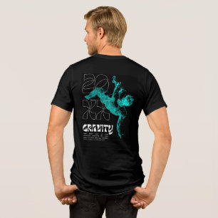Gravity Dance 2025 - Dynamic Aqua Figure Tri-Blend Shirt