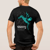 Gravity Dance 2025 - Dynamic Aqua Figure Tri-Blend Shirt (Rückseite)