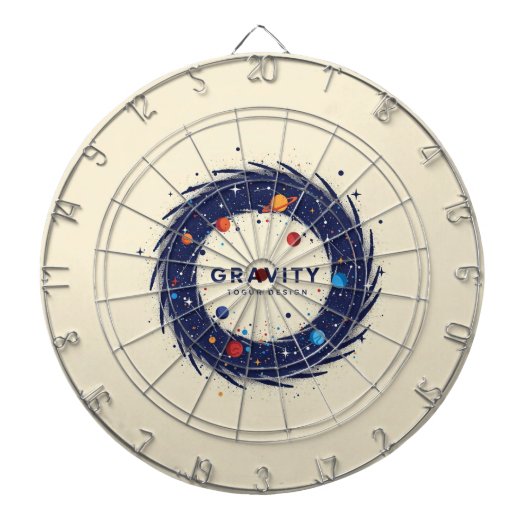 Gravity Dartboards - Kosmische Präzision in jedem  Dartscheibe (vorne)