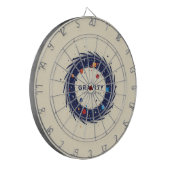 Gravity Dartboards - Kosmische Präzision in jedem  Dartscheibe (Vorderseite Links)