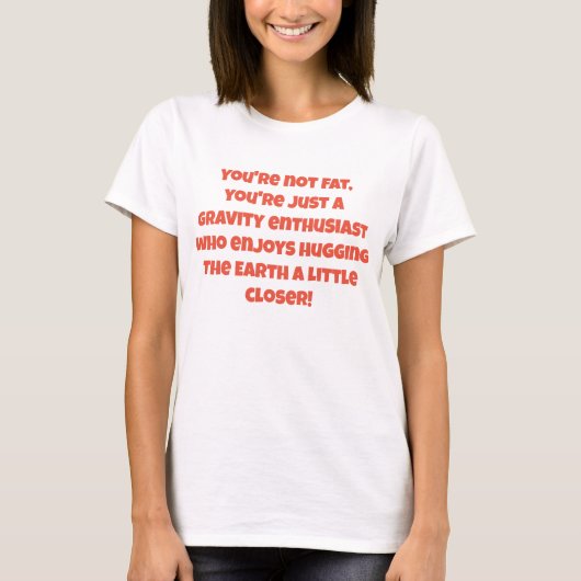 Gravity Enthusiast: Funny Joke Cat Lover T-Shirt (Vorderseite)