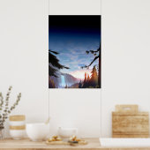 Gravity Falls Forest Poster (Küche)