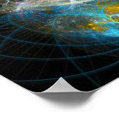 Gravity Grid (10x8) Poster (Ecke)