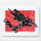 GRAVITY-IN-RED MOUSEPAD (Vorne)