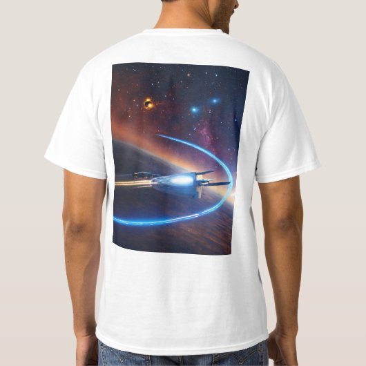 Gravity Inspiriert Chic Elevate Your Wardrobe mit T-Shirt (Rückseite)