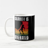 Gravity Is Overated Rock Climbing Climb Lover Clim Kaffeetasse (Links)