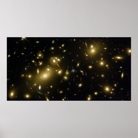 Gravity Lens of Galaxy Cluster Abell 2218 Poster (Vorne)
