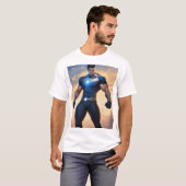 Gravity & Magnetismus Superhero T-Shirt (Vorne ganz)
