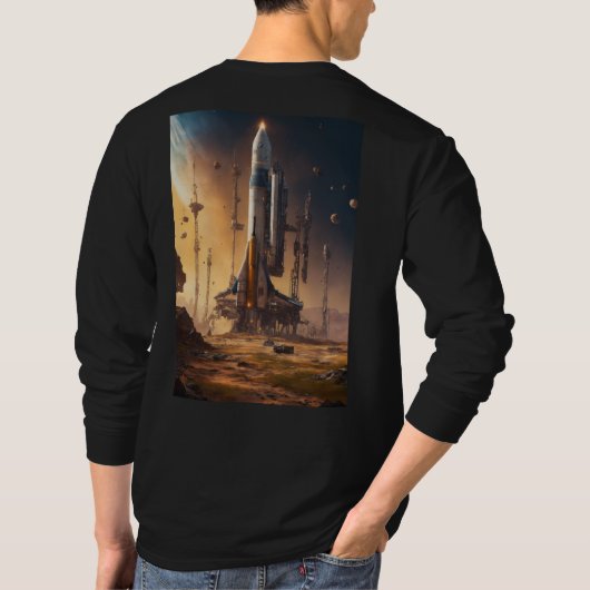 Gravity Mode On - Stilvolles und feines T-Shirt (Rückseite)