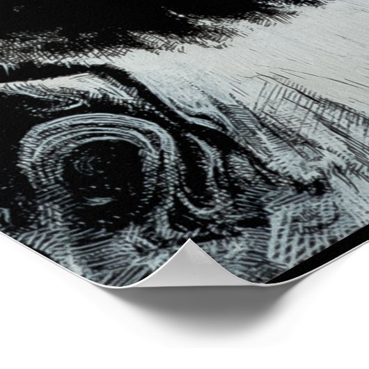 Gravity Moon Poster (Ecke)