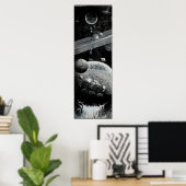 Gravity Moon Poster (Heimbüro)