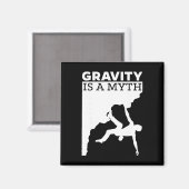 Gravity Myth Bouldering Klettersteig Bergsteigen Magnet (Vorderseite/Rückseite)