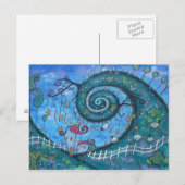 Gravity Post Cards Postkarte (Vorne/Hinten)