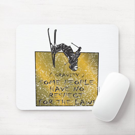 Gravity Skier Mousepad (Mit Mouse)