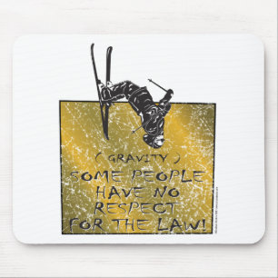Gravity Skier Mousepad