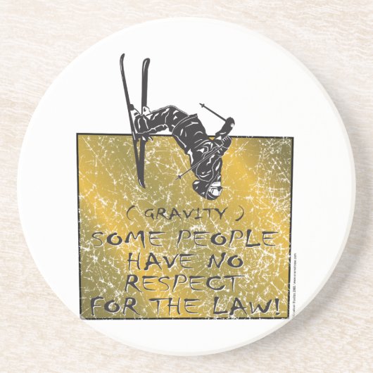 Gravity Skier Untersetzer (Vorne)