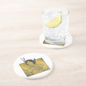 Gravity Skier Untersetzer (Seite)