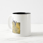 Gravity Skier Zweifarbige Tasse (Vorderseite Links)
