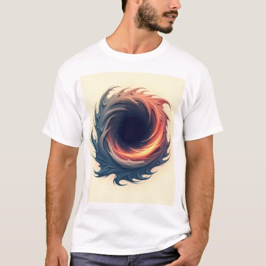 Gravity Vortex: Sammlung kosmischer T-Shirts (Vorderseite)