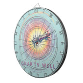 Gravity Well Dartboard: Eine kosmische Herausforde Dartscheibe (Vorderseite rechts)