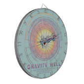 Gravity Well Dartboard: Eine kosmische Herausforde Dartscheibe (Vorderseite Links)
